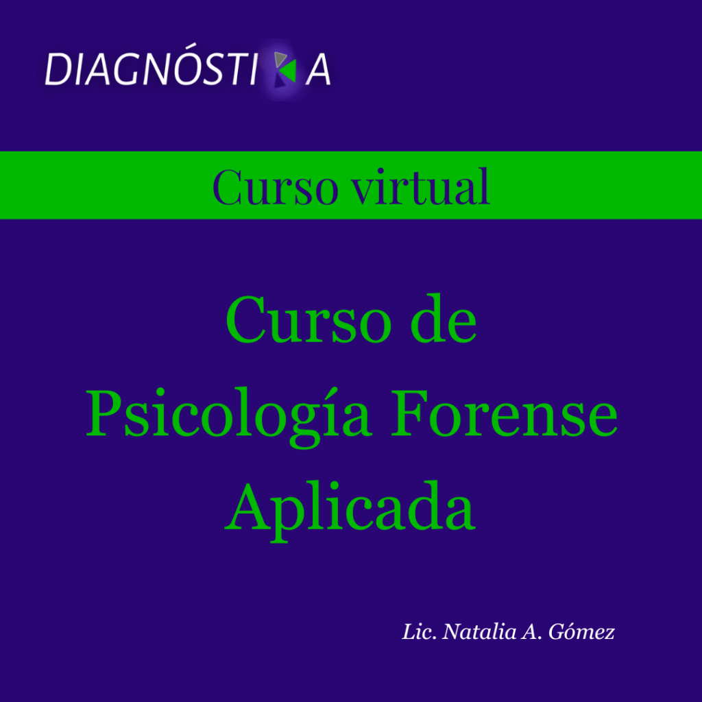Imagen de producto de curso virtual sobre psicología forense alicada